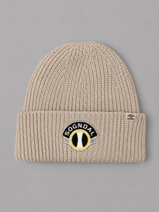 Hovedbilde Sogndal strikkahue – lys beige